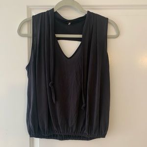 Free People “Forget Me Not” tie neck tank